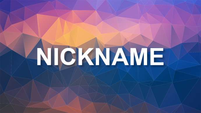 Nickname — современный антропоним