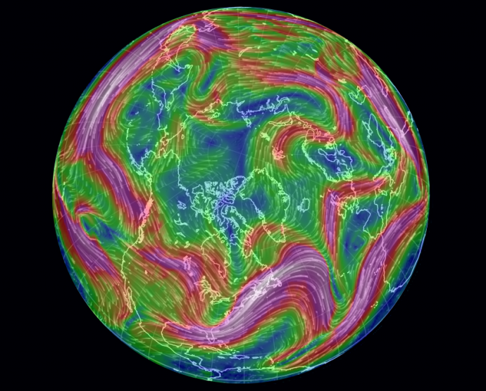 I. Exploring a Map of Global Winds