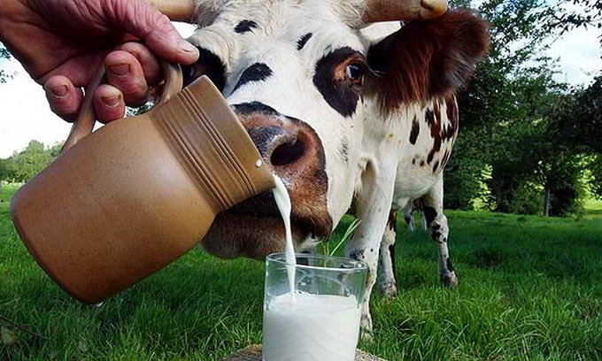 Пейте, дети, молоко - будете здоровы!