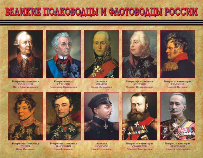 Великие полководцы России