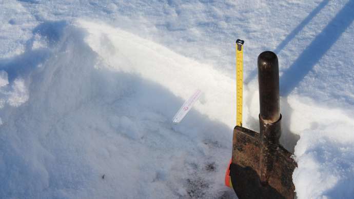 Глубина, плотность и температура снега