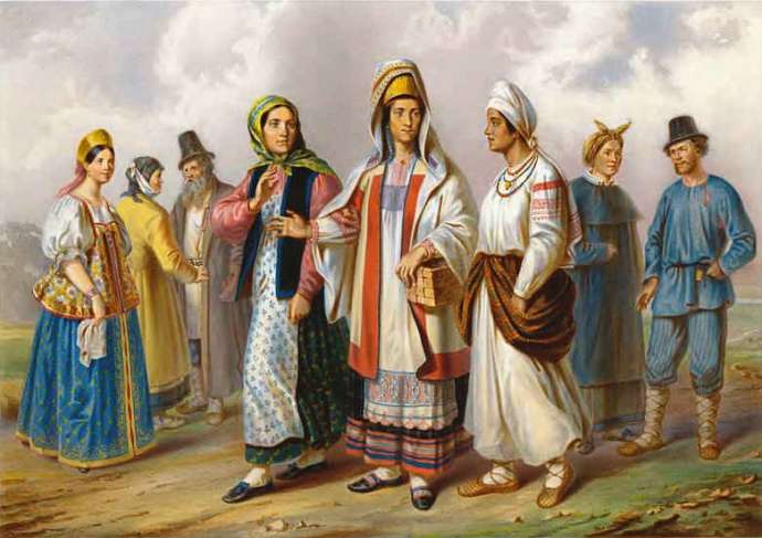 Как одевались в России в XIX веке